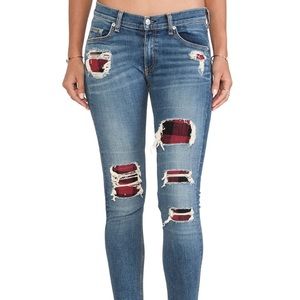 Rag & Bone/JEAN 26 Skinny Stretch Sloan Plaid